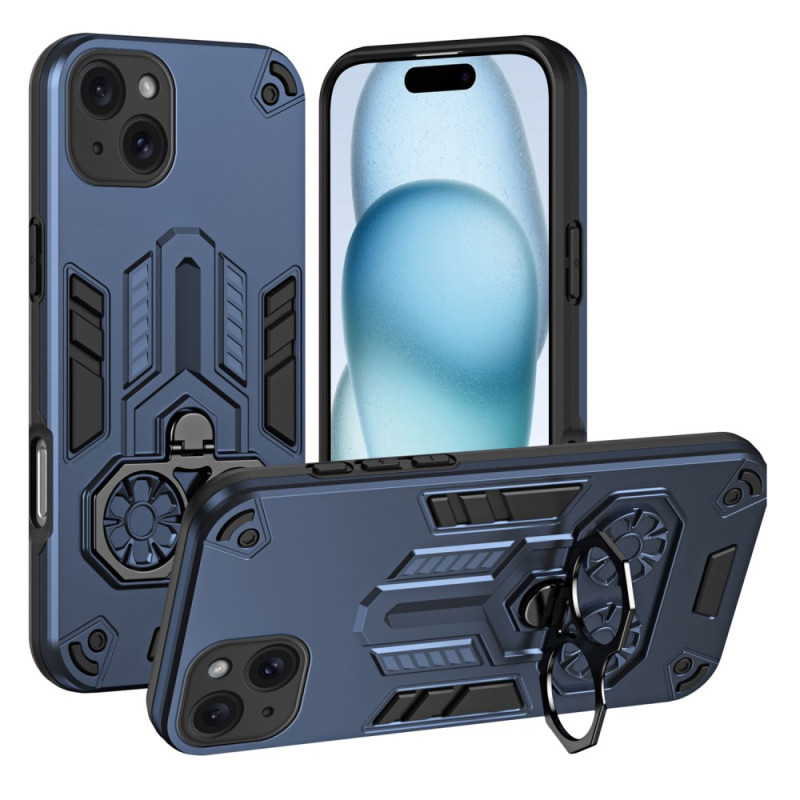 Custodia per iPhone 15 Anello di supporto integrato