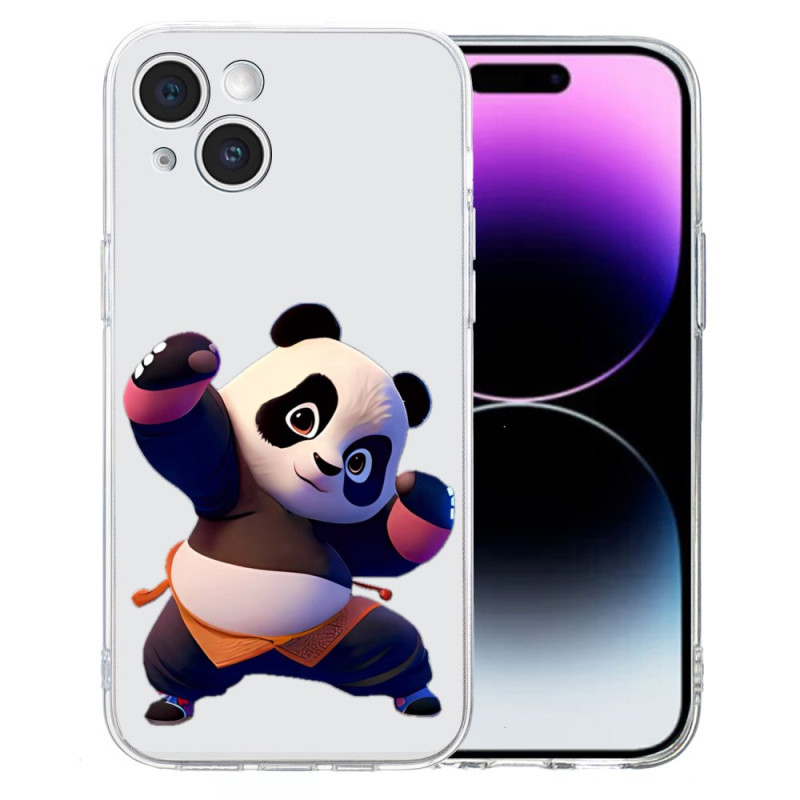 Custodia per iPhone 15 con motivo panda
