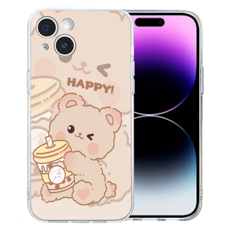 Custodia iPhone 15 Happy