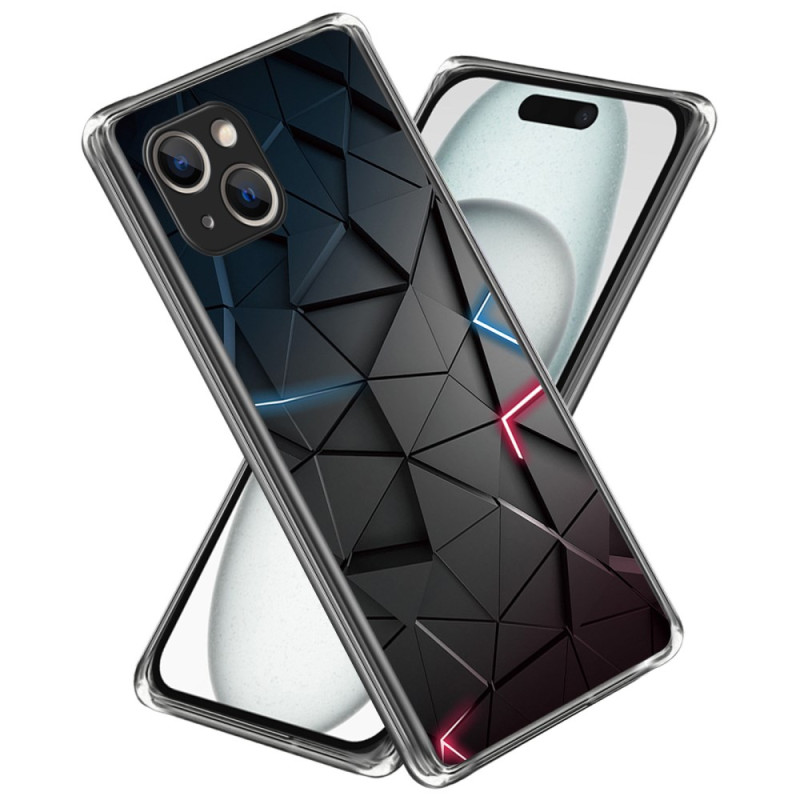 Custodia iPhone 15 Modello triangolare nero