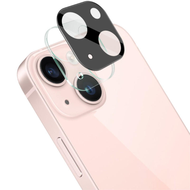 Lente protettiva in vetro temperato per iPhone 15 / 15 Plus (versione nera)
