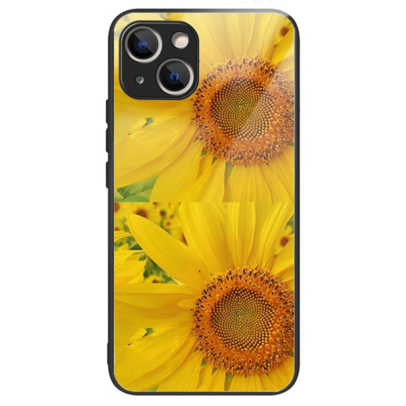 Custodia rigida per iPhone 15 Plus Sunflowers