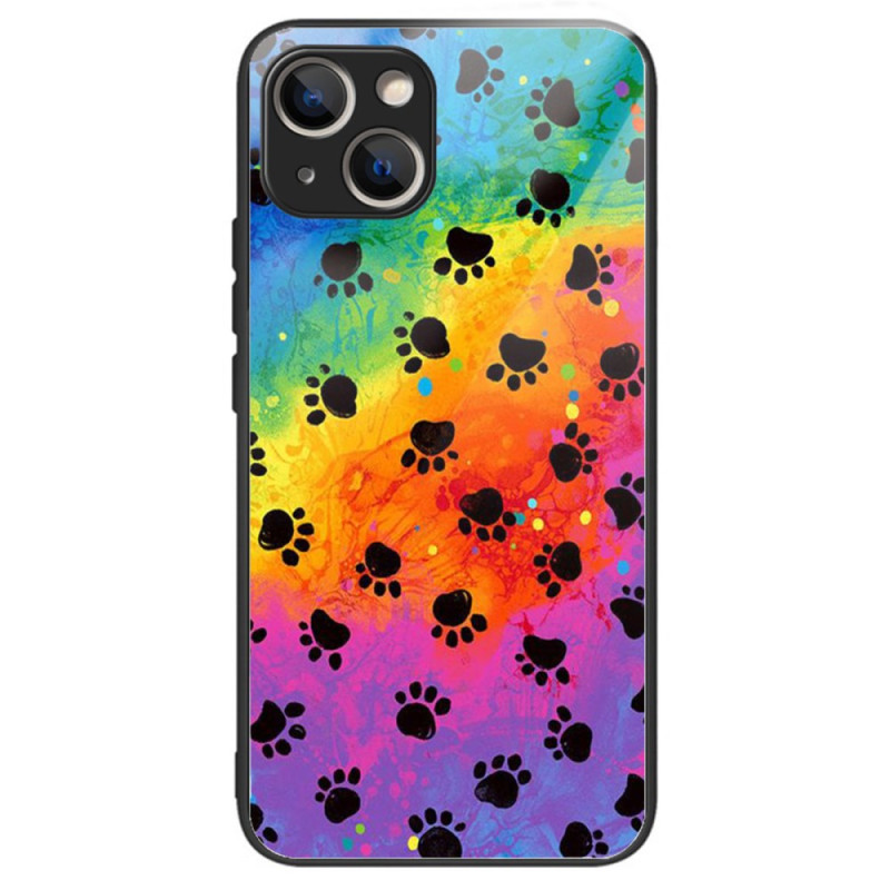 Custodia iPhone 15 Plus Vetro temperato Impronte digitali