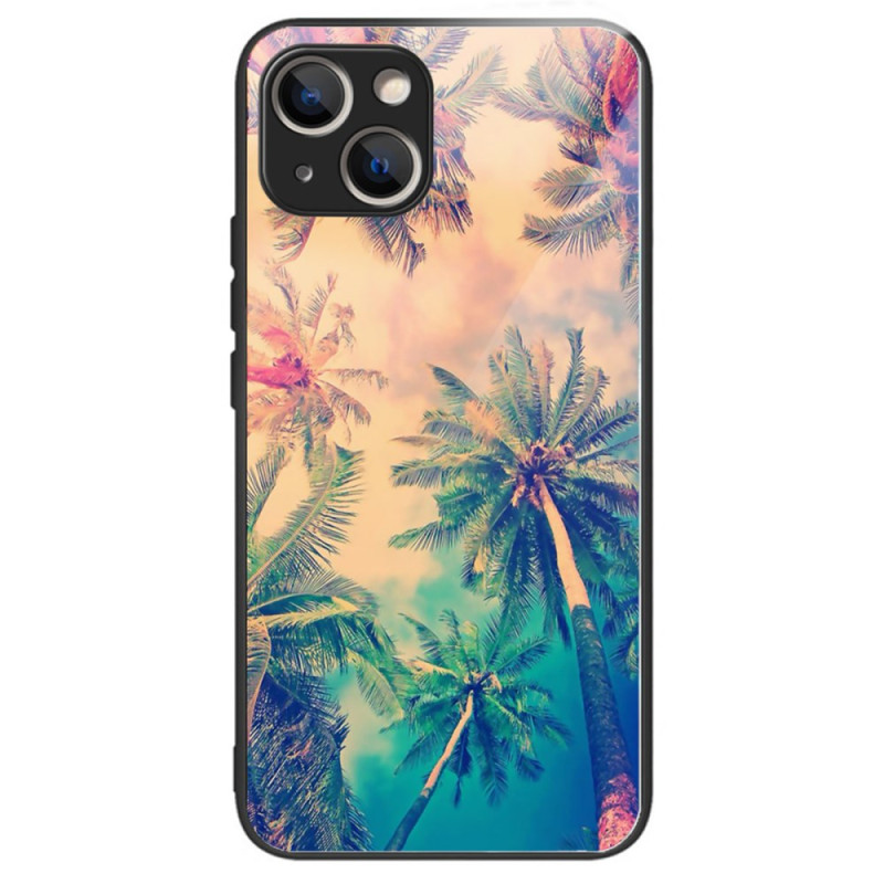 Custodia rigida per iPhone 15 Plus Palm Trees