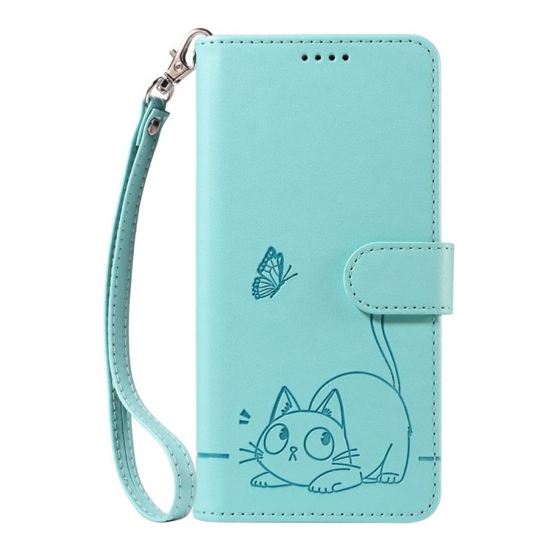 Xiaomi 15T Cordino Cat Design Custodia
