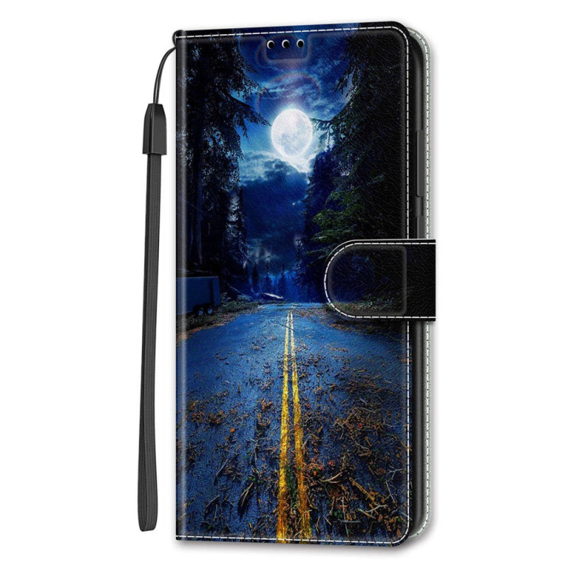 Custodia iPhone 14 Route et Lune