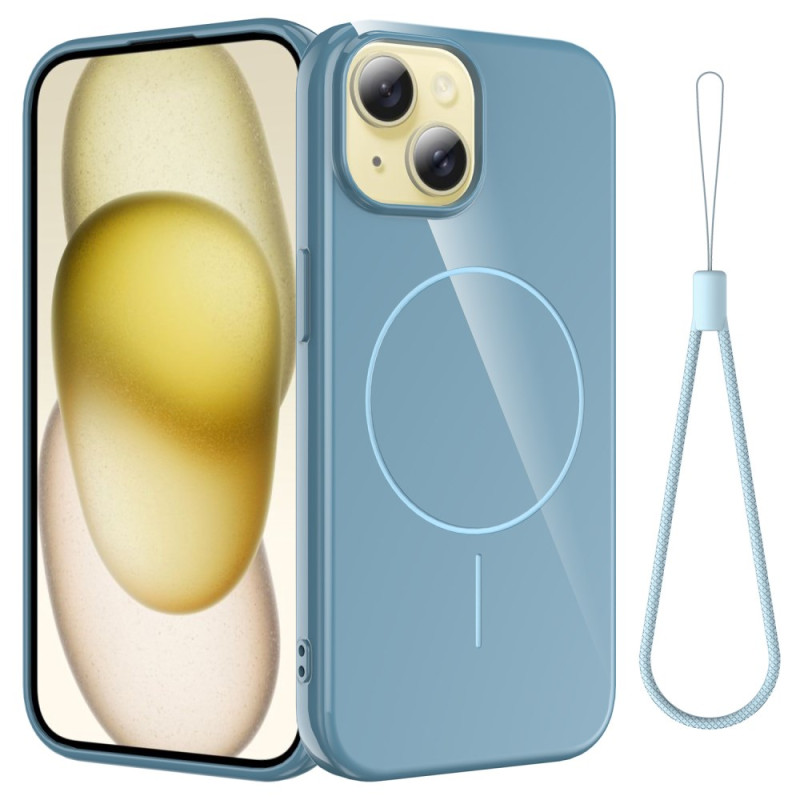Custodia in silicone per iPhone 14 Plus con cinturino