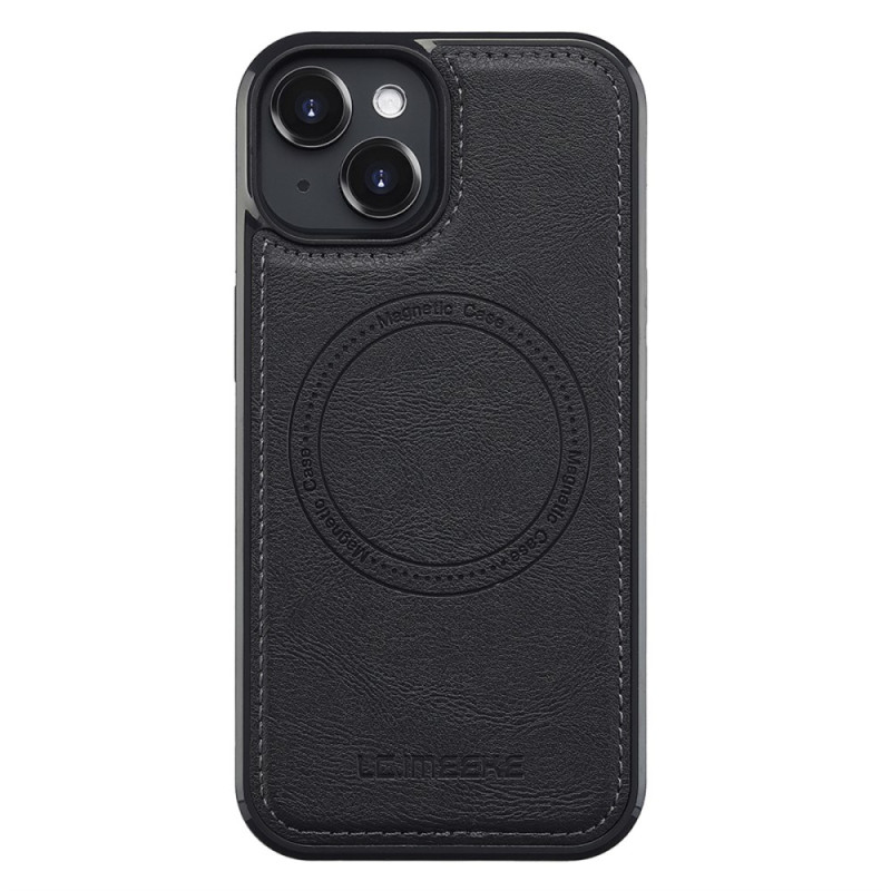 Custodia per iPhone 14 Plus in pelle stile MagSafe
