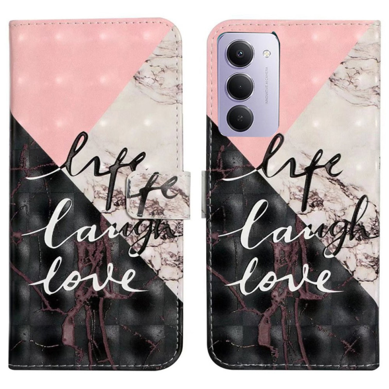 Custodia Xiaomi Redmi 15 4G Life Laugh Love 3D