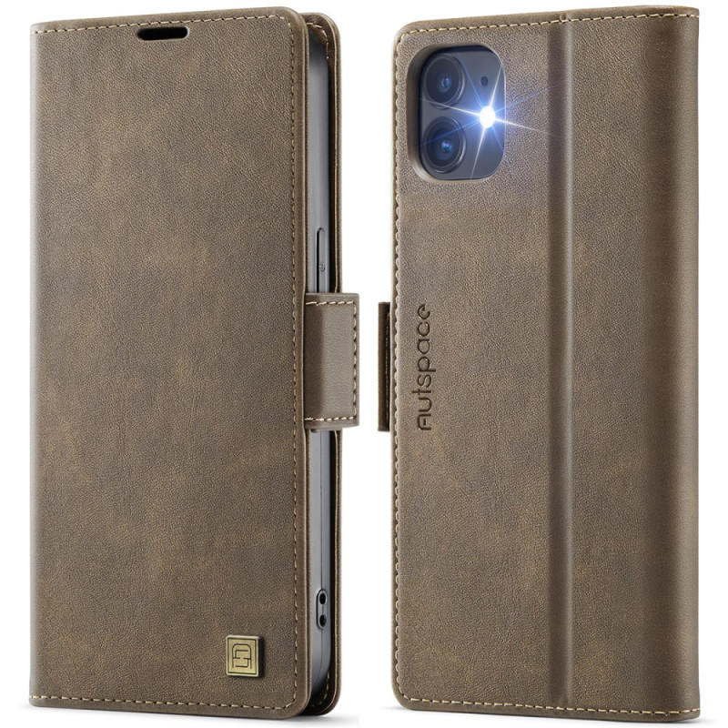 Custodia iPhone 12 / iPhone 12 Pro Retro effetto pelle