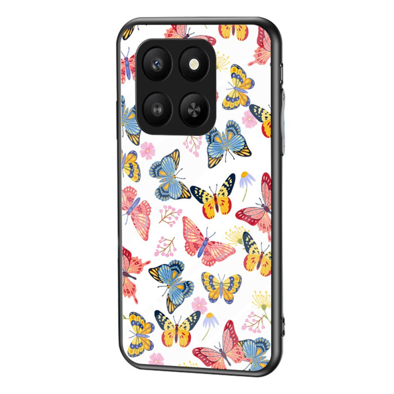 Honor 400 Smart 5G Vetro temperato Custodia Farfalle