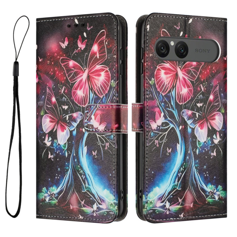 Sony Xperia 10 VII Custodia Dragonfly Tree