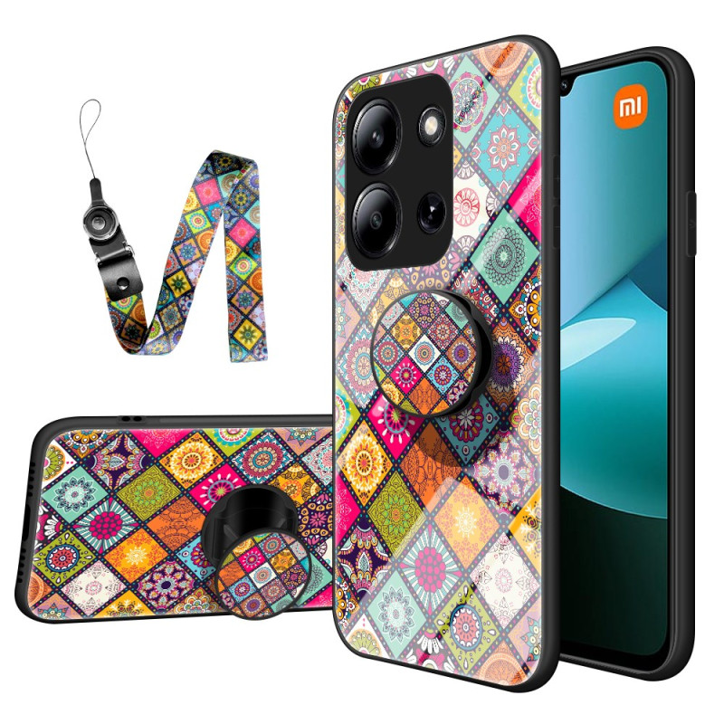 Xiaomi Redmi 15C 5G / 4G Custodia / Poco C85 4G Custodia e cinturino Patchwork