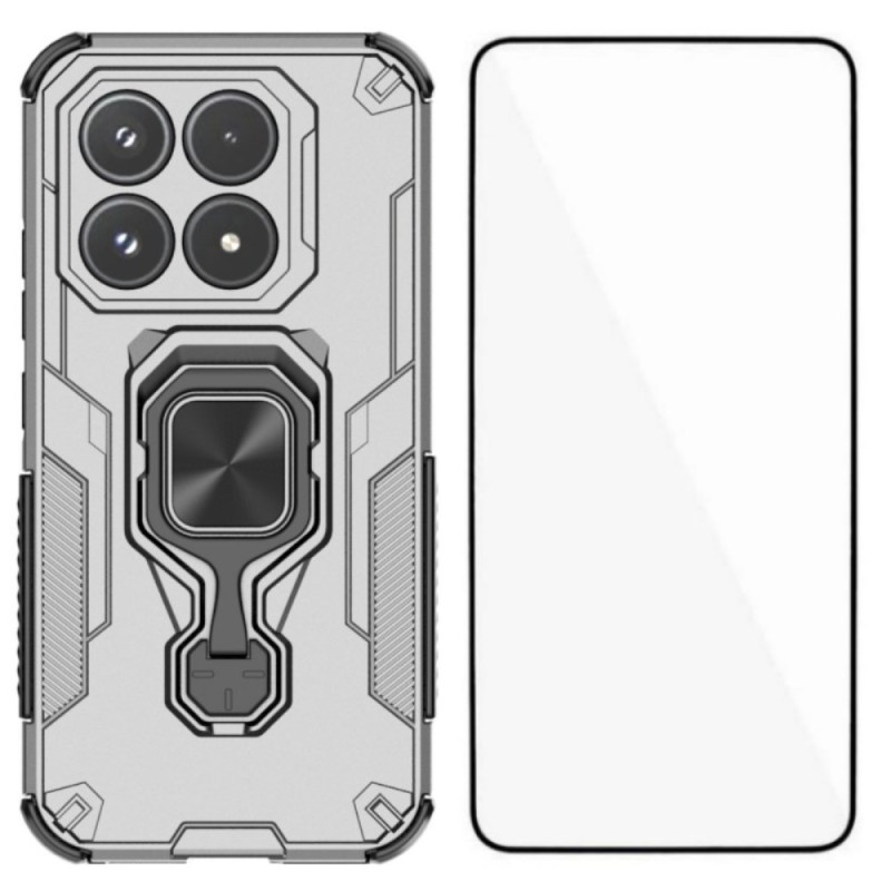 Xiaomi 17 anelli Custodia rigida con protezione schermo
