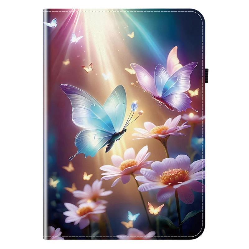 Samsung Galaxy Tab S11 Custodia Farfalle nella luce
