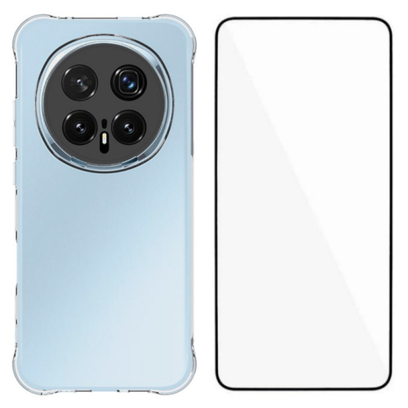 Honor Magic 8 Pro Custodia trasparente con protezione schermo
