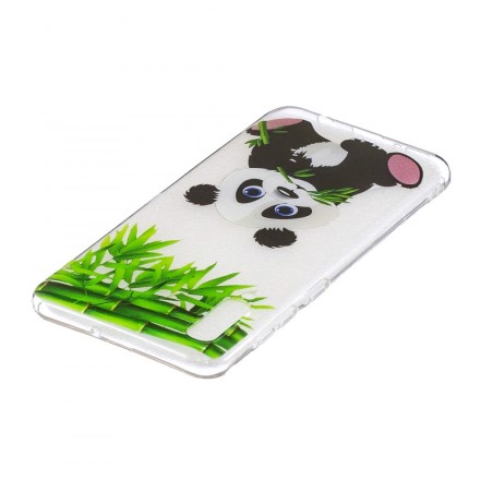 Samsung Galaxy A50 Clear Case Panda Eat