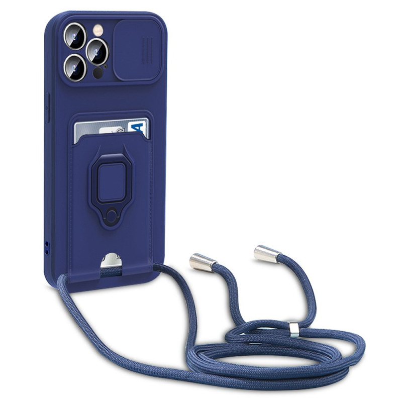 Custodia a cordoncino iPhone 14 Pro Max Card Case