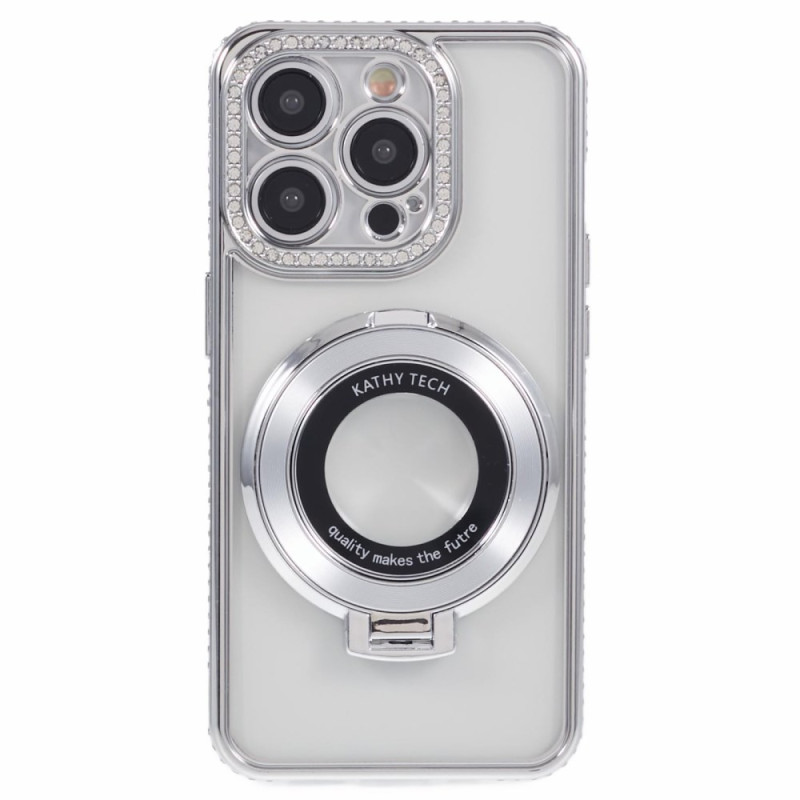 Coque iPhone 14 Pro Max Anneau-Support et Strass
