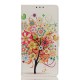 Custodia per Samsung Galaxy A40 con albero di fiori