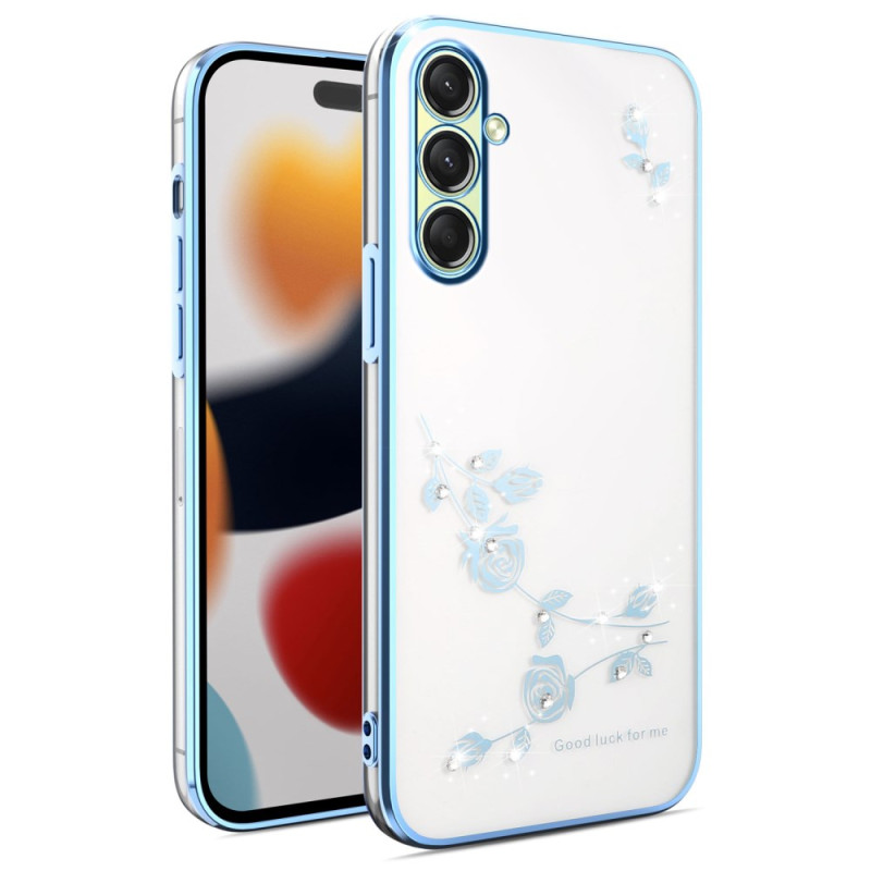 Samsung Galaxy S26 Custodia con strass e fiori KADEM