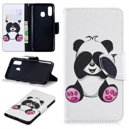 Custodia Samsung Galaxy A40 Panda Fun