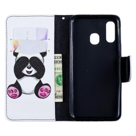 Custodia Samsung Galaxy A40 Panda Fun