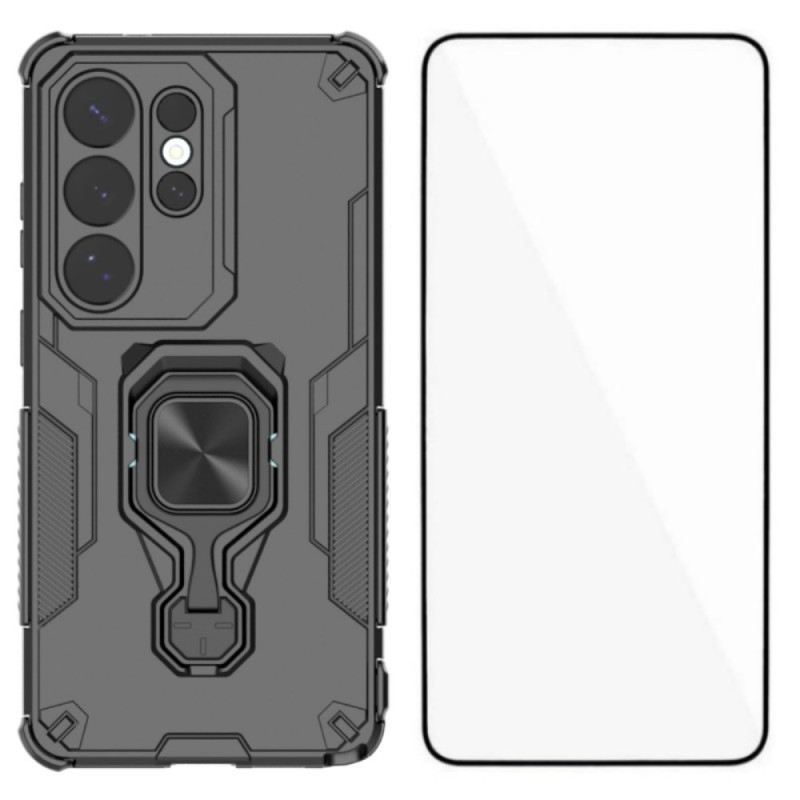 Samsung Galaxy S26 Ultra Ring Custodia rigida con protezione schermo
