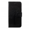 Samsung Galaxy A40 Custodia con cinturino con albero e gufo