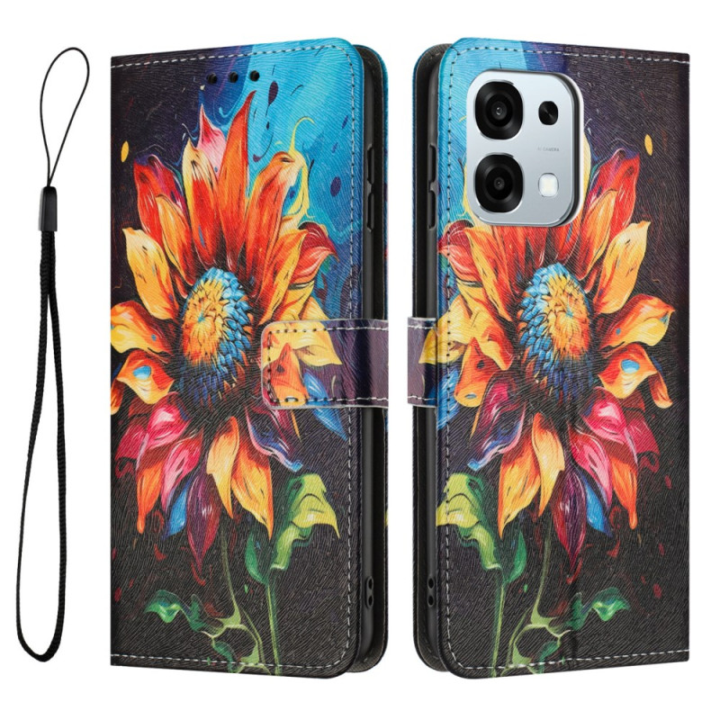 Custodia Oppo A6 Pro 5G modello Girasole