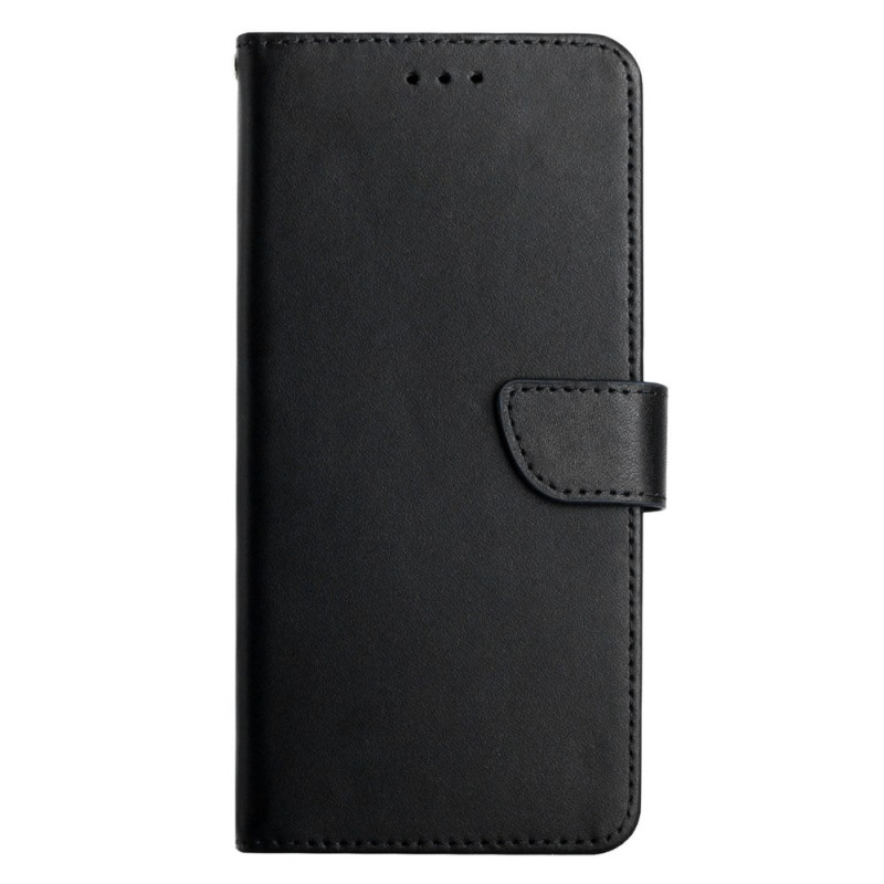 Custodia in pelle nappa per Oppo A5X 4G