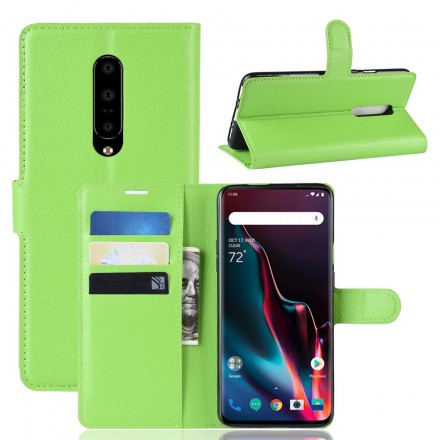 Custodia OnePlus 7 Pro Retro Litchi