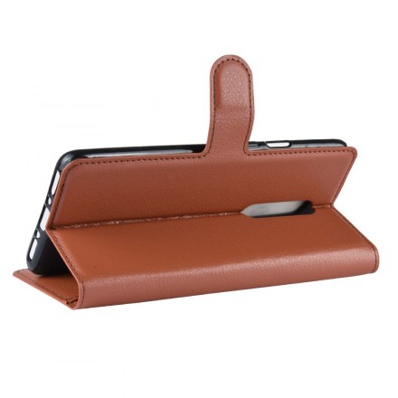 Custodia OnePlus 7 Pro Retro Litchi