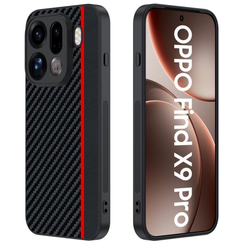 Oppo Find X9 Pro 5G con cover
 rigido e struttura in fibra di carbonio