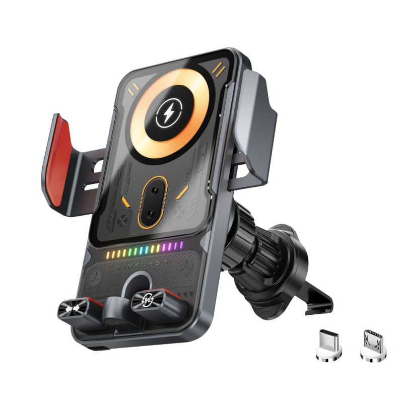 Supporto magnetico per auto 15W rotante a 360°