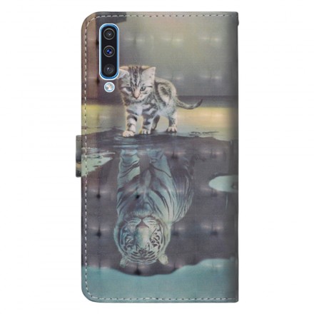 Custodia per Samsung Galaxy A70 Ernest Le Tigre