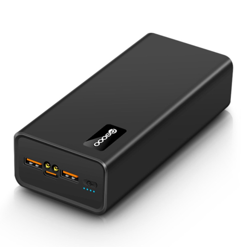 Batterie Externe 30000mAh 65W Charge Bidirectionnelle Rapide avec Lampes LED