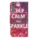 Samsung Galaxy A70 Custodia Keep Calm and Sparkle