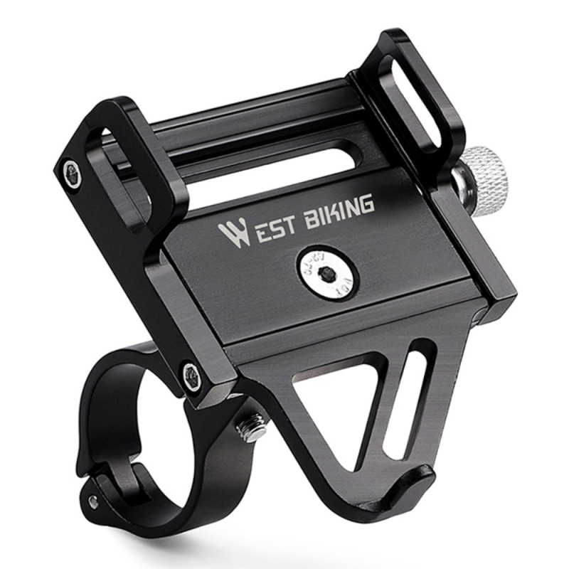 WEST BIKING Supporto per telefono da bicicletta in alluminio CNC ultraleggero