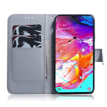 Custodia per Samsung Galaxy A70 Tiger Face