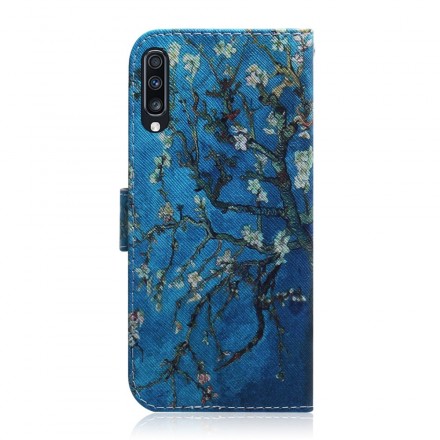 Samsung Galaxy A70 Custodia con rami di albero e fiori