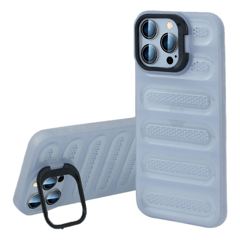 Custodia per iPhone 13 Pro Supporto integrato e dissipazione del calore traslucida