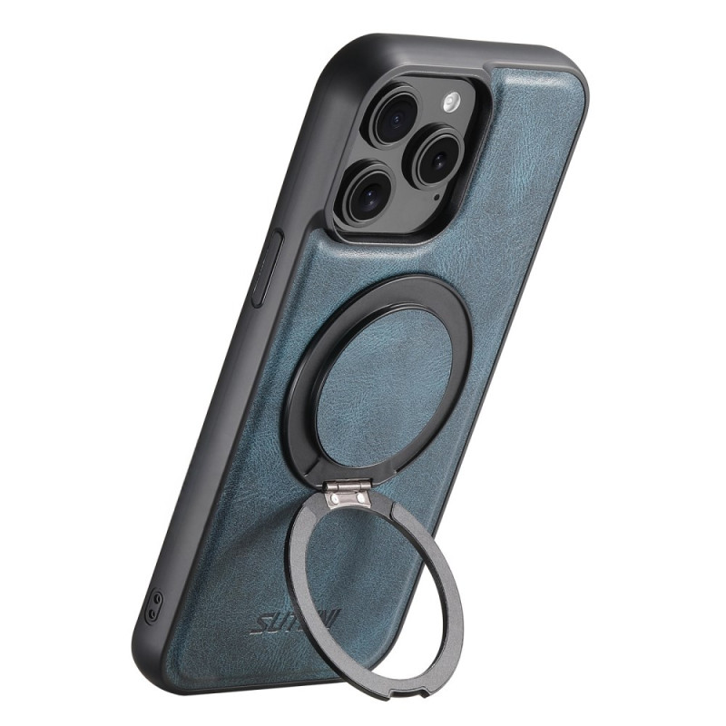 Custodia Phone 13 Pro Max MagSafe Supporto rotante Effetto pelle