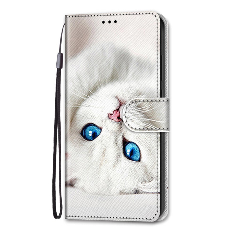 Custodia iPhone 13 Mini Cat Bianco