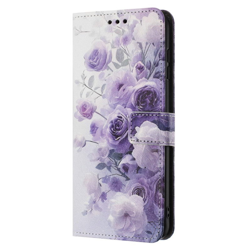 Custodia Infinix Note 40 Pro 5G / 4G / 40 Pro Plus 5G Purple Roses