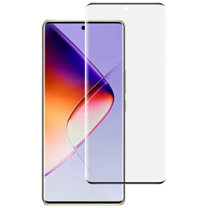 Protezione dello schermo in vetro temperato integrale per Infinix Note 40 Pro 4G (compatibile con lo sblocco tramite impronta di