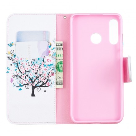 Huawei P30 Lite Custodia con albero fiorito