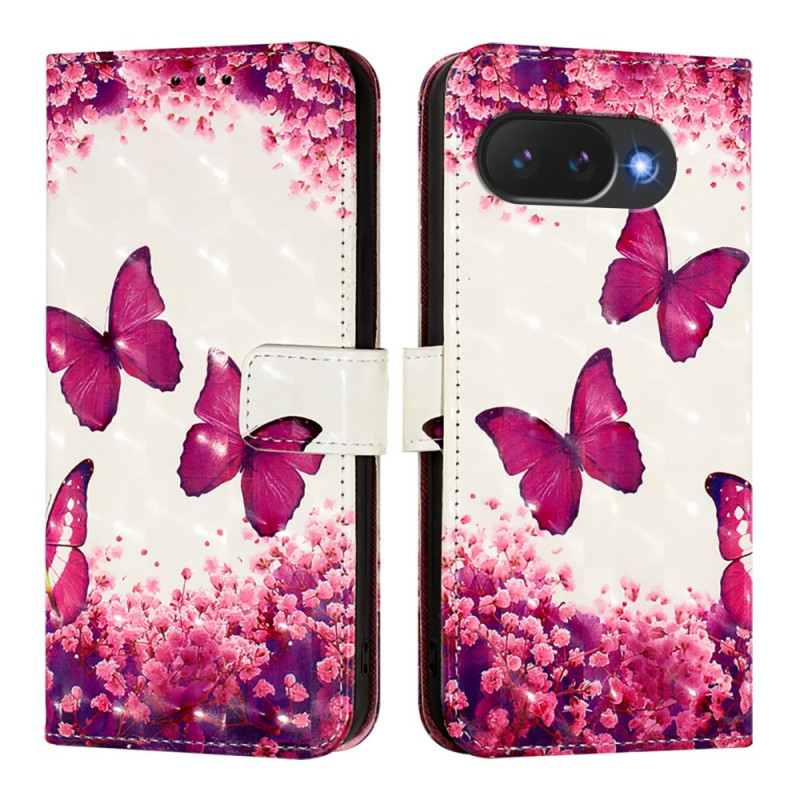 Housse Google Pixel 10A Papillons Roses