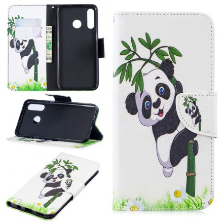 Huawei P30 Lite Panda Custodia su bambù