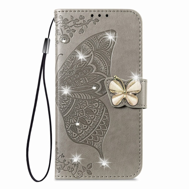 Custodia Xiaomi 17 3D Butterfly e Strass